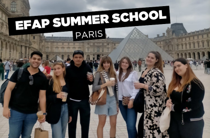 Actu EFAP - Les étudiants internationaux à Paris pour l'EFAP Summer School